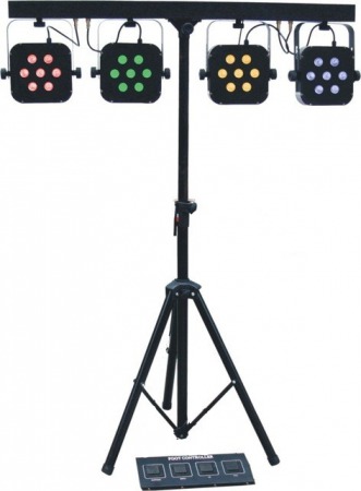 MOXO STAGE LIGHT PARTY SET 2.0 RGBW 4in1 + REMOTE